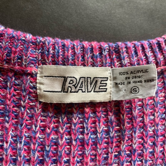 v i n t a g e :: Rave Oversized Slouchy Knit Sweater Vest - Picture 8 of 12